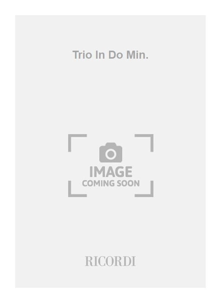 Trio In Do Min.